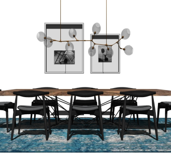 精品客厅设计家具模型 (11)